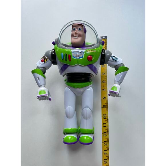 Disney Pixar Toy Story Buzz Lightyear Talking Action Figure 12” Lights Moves - Picture 5 of 10